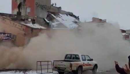 Kahramanmaraş merkezli zelzelenin şiddetini gösteren bir kayıt daha ortaya çıktı